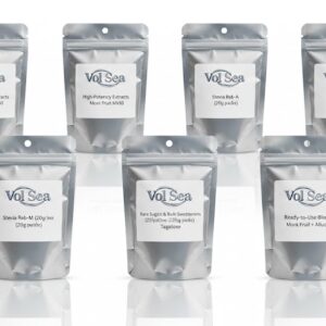 Master Formulator R&D Kit: 9-in-1 Natural Sweetener Collection | Monk Fruit, Stevia, Allulose & Tagatose (Sample Cost Refundable)